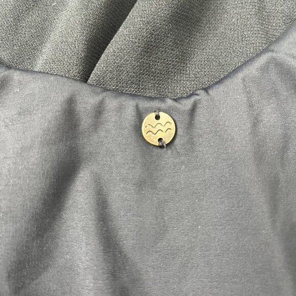 DRIPT One Piece Swimsuit Womens Black Tie Back Halter Neck Size GG / 12 - Picture 8 of 12